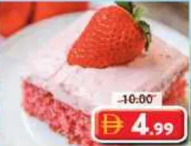 Strawberry Slab Cake