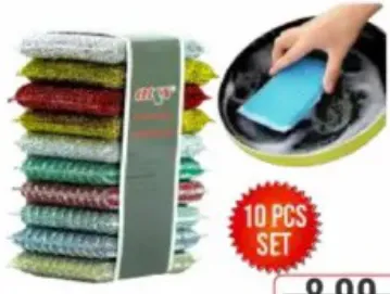 Oks Multi-Purpose Scrubbing Pads Set