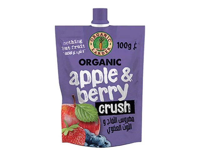 Organic Larder Apple Berry Pouch