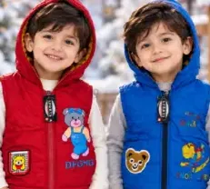 Baby Boy'S Sleeveless Winter Jacket