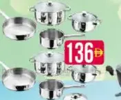 Vinod S/S Casserole Set With Steamer VICS06
