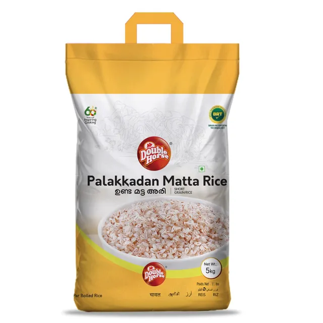 Double Horse Palakkadan Matta Short Grain Rice
