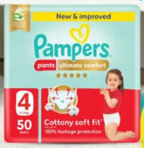 Pampers Ultimate Comfort Baby Diaper Pants Assorted