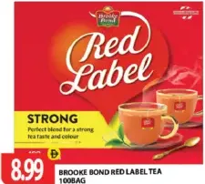 Brooke Bond شاي بروك بوند ريد ليبل الأحمر