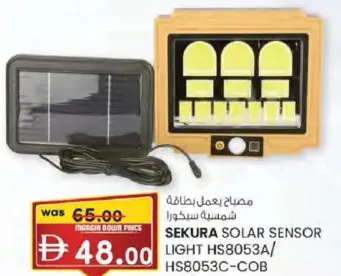 Sekura Solar Sensor Light HS8053A/HS8053C-COB