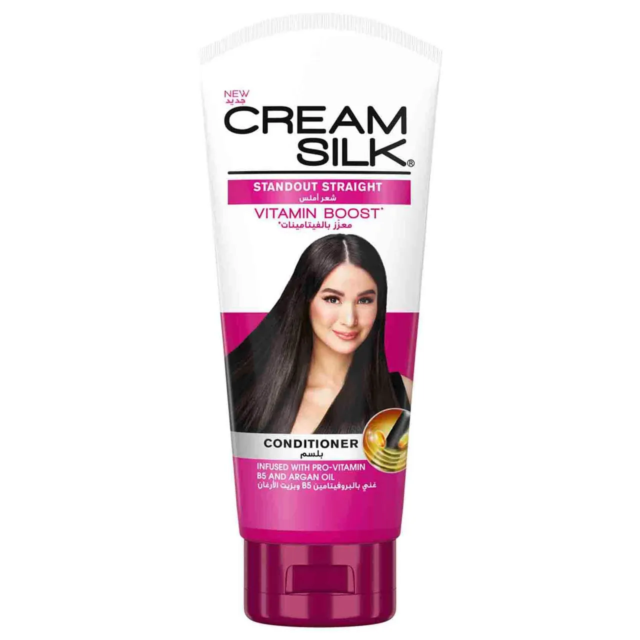 Creamsilk Cream Silk بلسم Vitamin Boost Standout Straight معزز ببروفيتامين 85 وزيت الأرغان