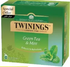 Twinings Green Tea Bags Green Tea & Mint