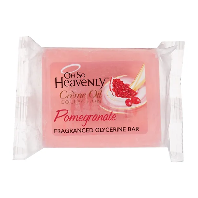 Oh So Heavenly Creme Oil Pomegranate Fragranced Glycerine Bar