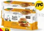 Farm Fresh Chck Burger Breaded 16’s Polybag