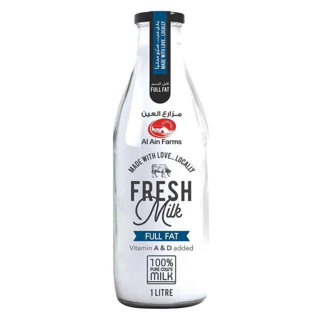 Al Ain Fresh Milk Full Fat Glass Bottle