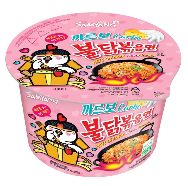 Samyang Carbonara Buldak Ramen Big Bowl Noodles