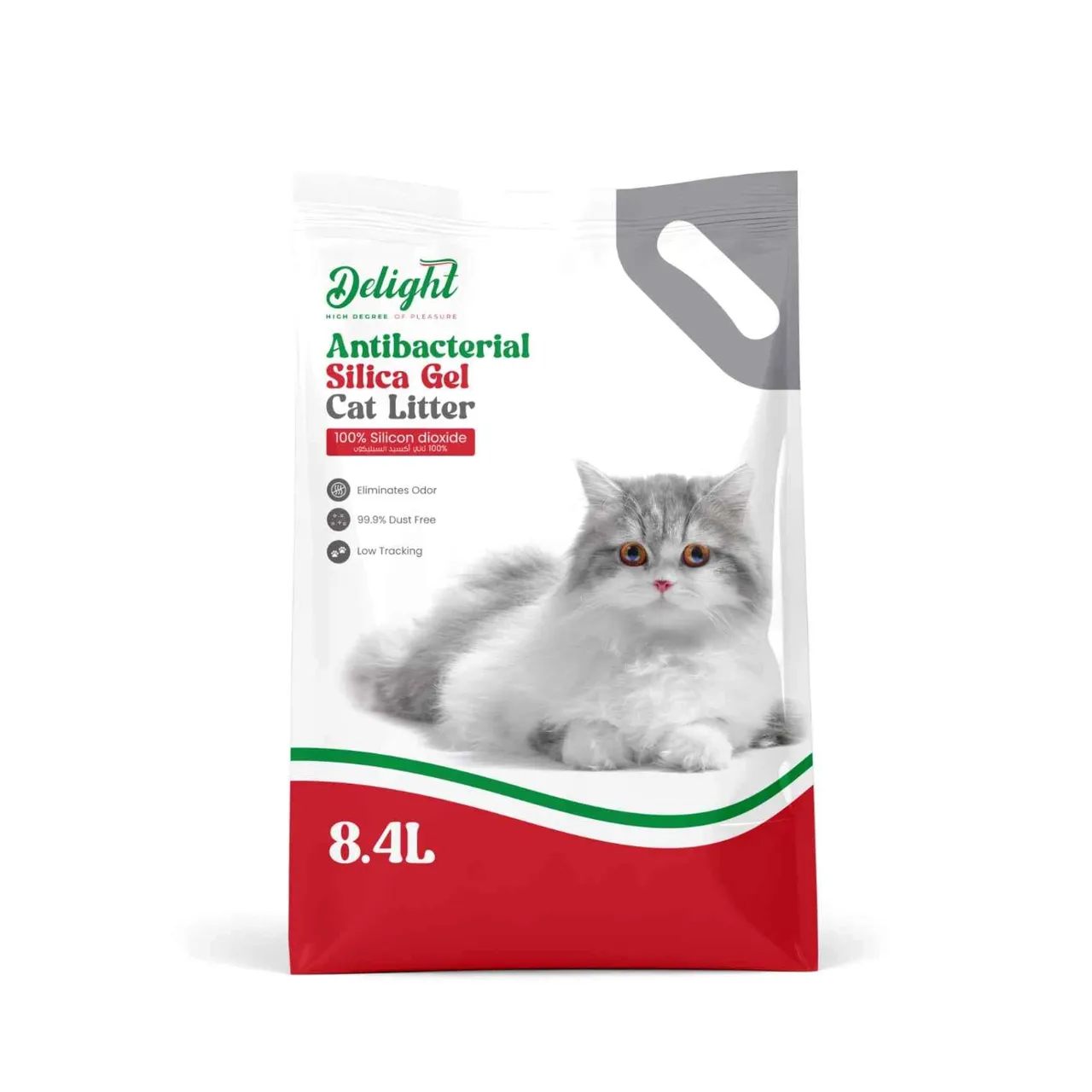 Delight رمل قطط سيليكا