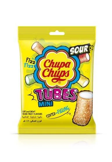 Chupa Chups Sour Mini Tubes Candy