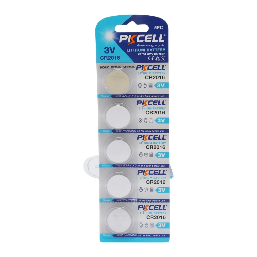 Pkcell طقم بطاريات ليثيوم 3V - 5 Pieces