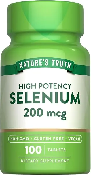 Nature'S Truth Selenium 200MCG Supplements, 100 Count