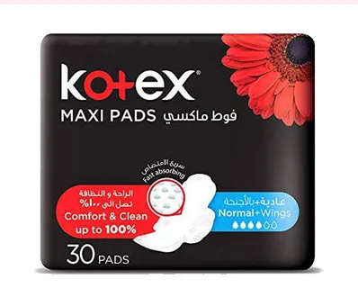 Kotex ماكسي سليم جوز الهند الجديد 30% خصم