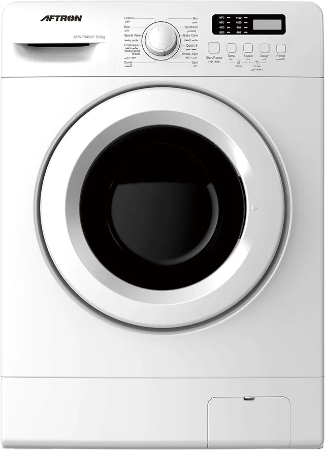 Aftron Front Loading Washing Machine AFWF8490F Full Automatic