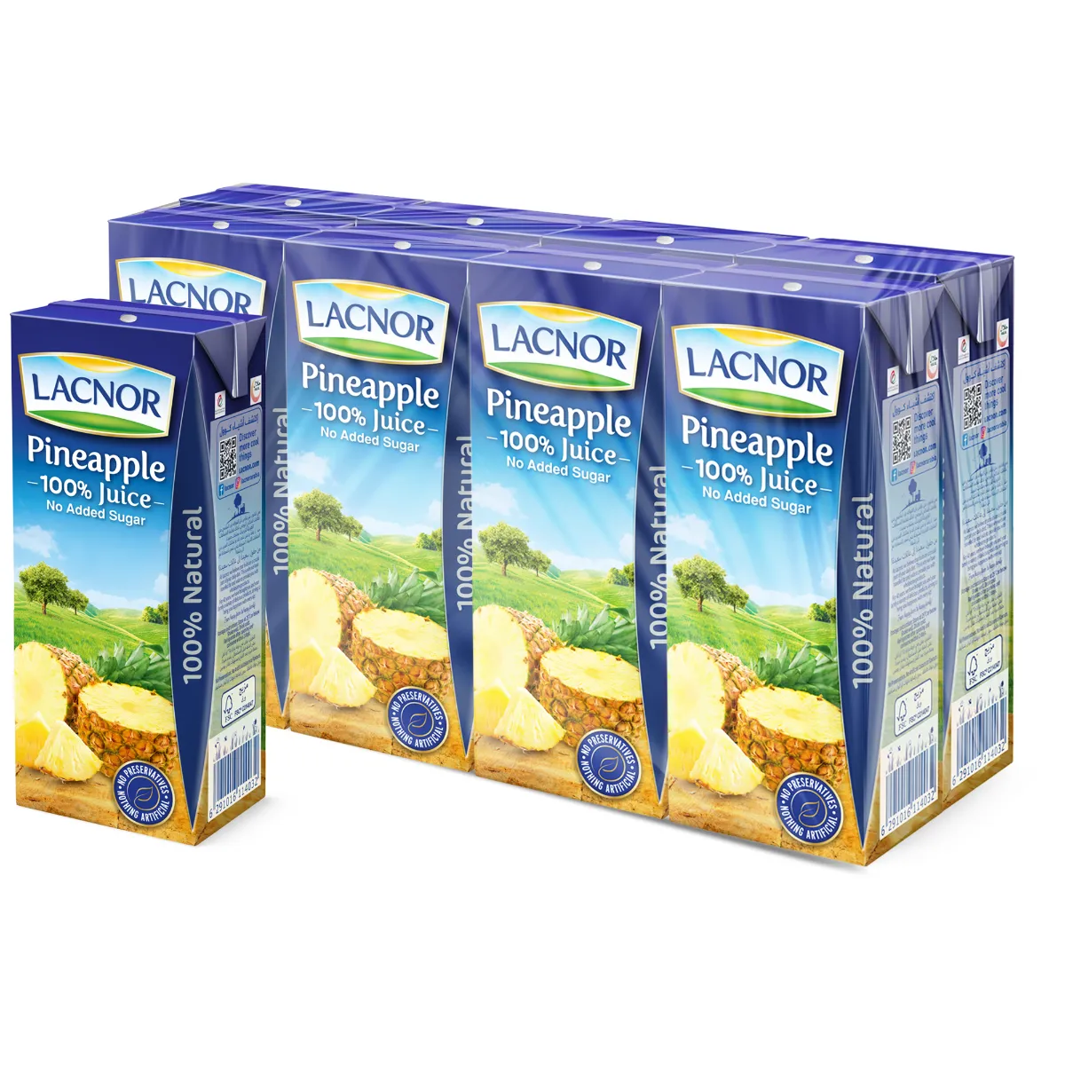 Lacnor عصير أناناس 180Mlx 8 Pcs عرض خاص