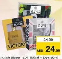 English Blazer EDT + Deo Assorted