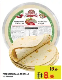 Pepe'S Mexicana Tortilla White Corn