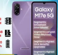 Samsung M17/E 8GB RAM/128GB ROM/5000mAh