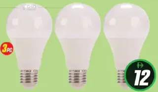 Levin لمبة LED DY عبوة 3 Eco 65W 3K E27 Lbl-27-Eco-12W-65