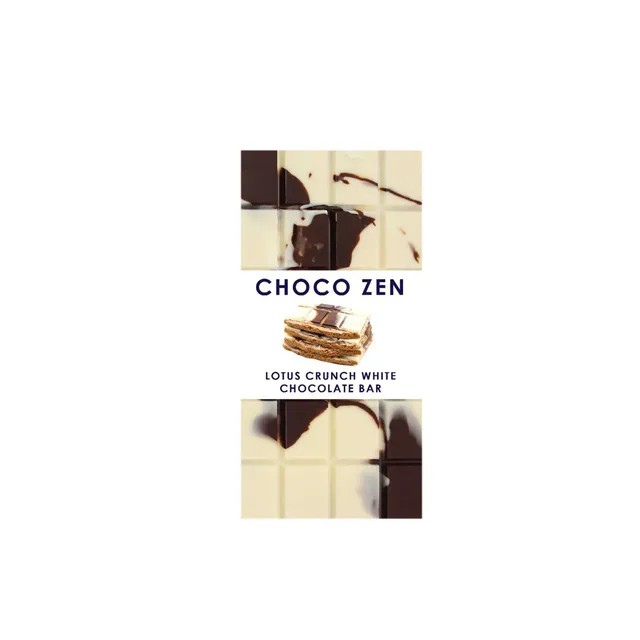 Choco Zen Lotus Crunch White Chocolate Bar