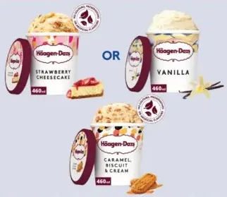 Häagen-Dazs آيس كريم كواليتي متنوع