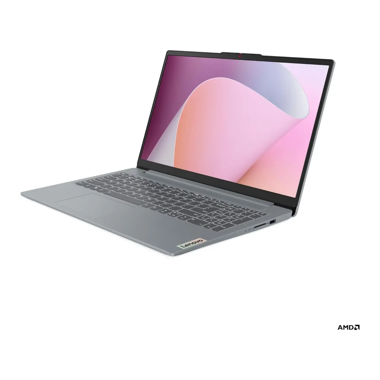 Lenovo لابتوب IdeaPad Slim 3 15AMN8، معالج AMD Ryzen 5 40، ذاكرة RAM سعة 8 GB، وحدة SSD سعة 512 GB، Windows 11 Home، رمادي قطبي، 82XQ017CAX