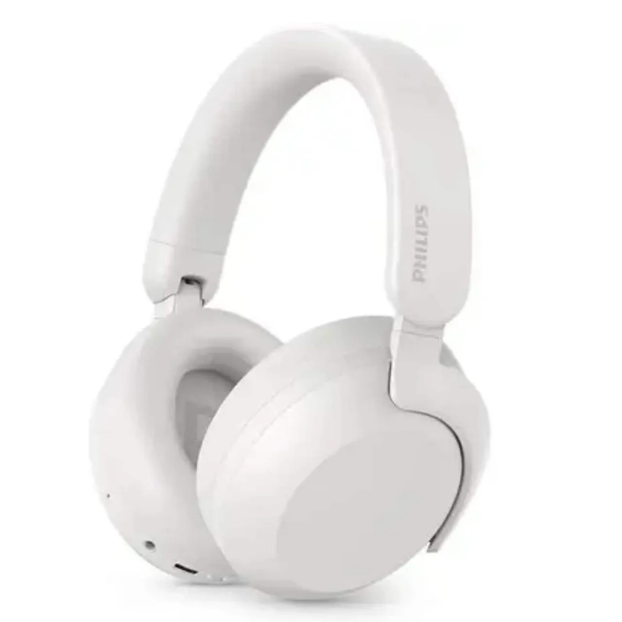 Philips سماعات بلوتوث فوق الأذن بخاصية إلغاء الضوضاء TAH8000WH، أبيض