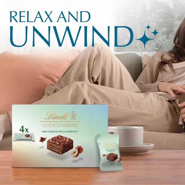 Lindt Milk Chocolate & Hazelnut Choco Wafer