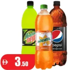 Pepsi / Mountain Dew / Mirinda Pepsi مشروب زيرو / Mountain Dew / Mirinda زيرو إكسترا فيز