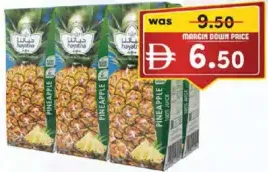 Hayatna عصير طويل الأجل تفاح/برتقال/أناناس حياتنا