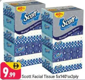 Scott Facial Tissue 2Ply