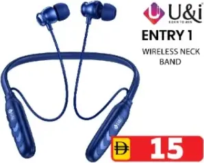 U&i Wireless Neck Band Entry 1