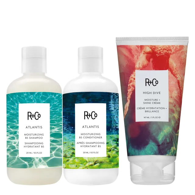 R+Co RCo Atlantis Moisturizing B5 ShampooShineTames FrizzIntense HydrationVeganCruelty-FreeVeganCruelty-Free8.5 Fl Oz