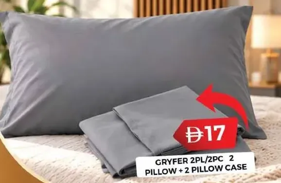 Gryfer Pillow + Pillow Case 2PL/2PC