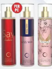 Camara Body Mist