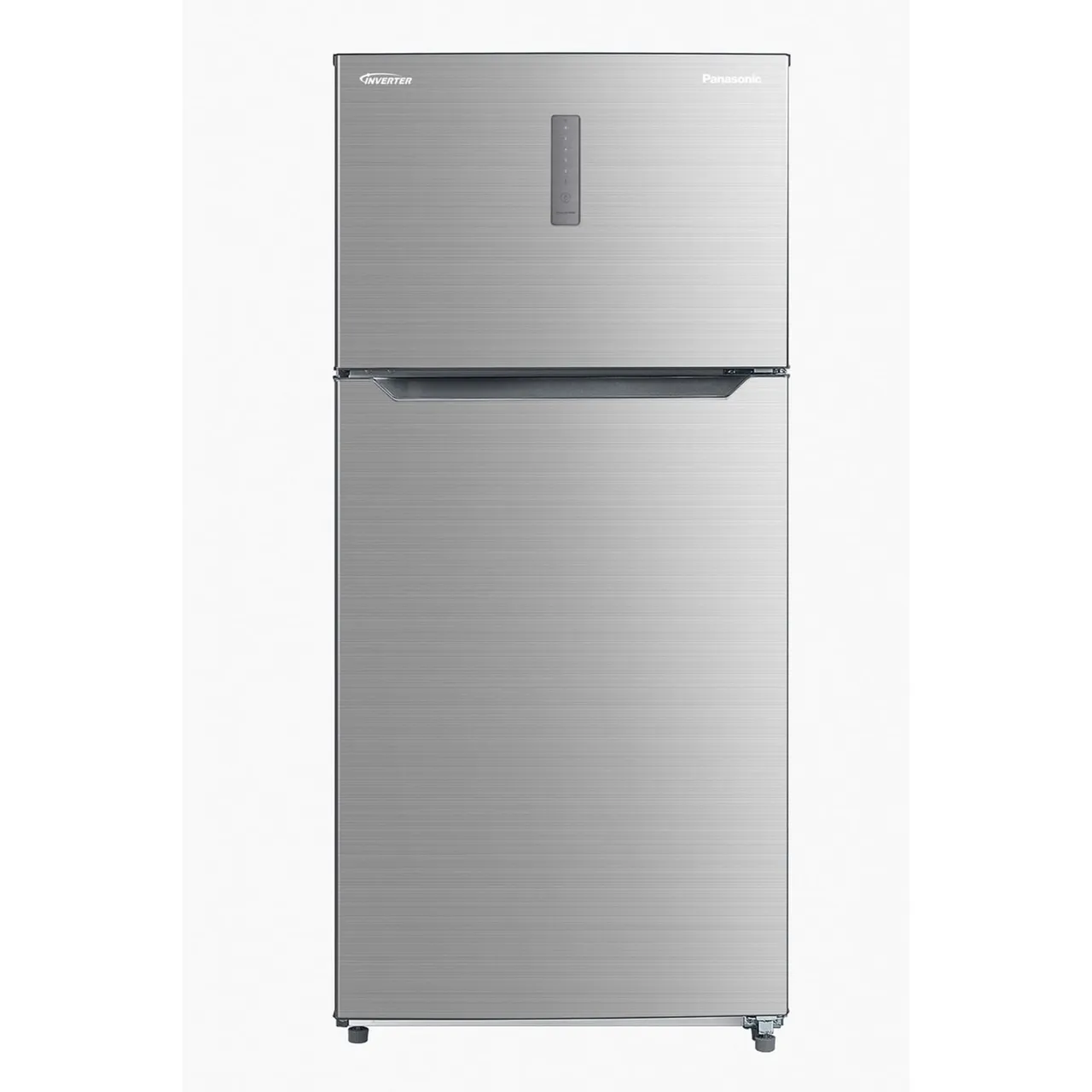 Panasonic ثلاجة ببابين، فضي، NR-BC833MSAE