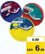 Arax Plastic Plates White