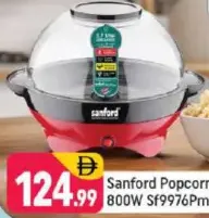 Sanford Popcorn Maker 800W SF9976PM Bs