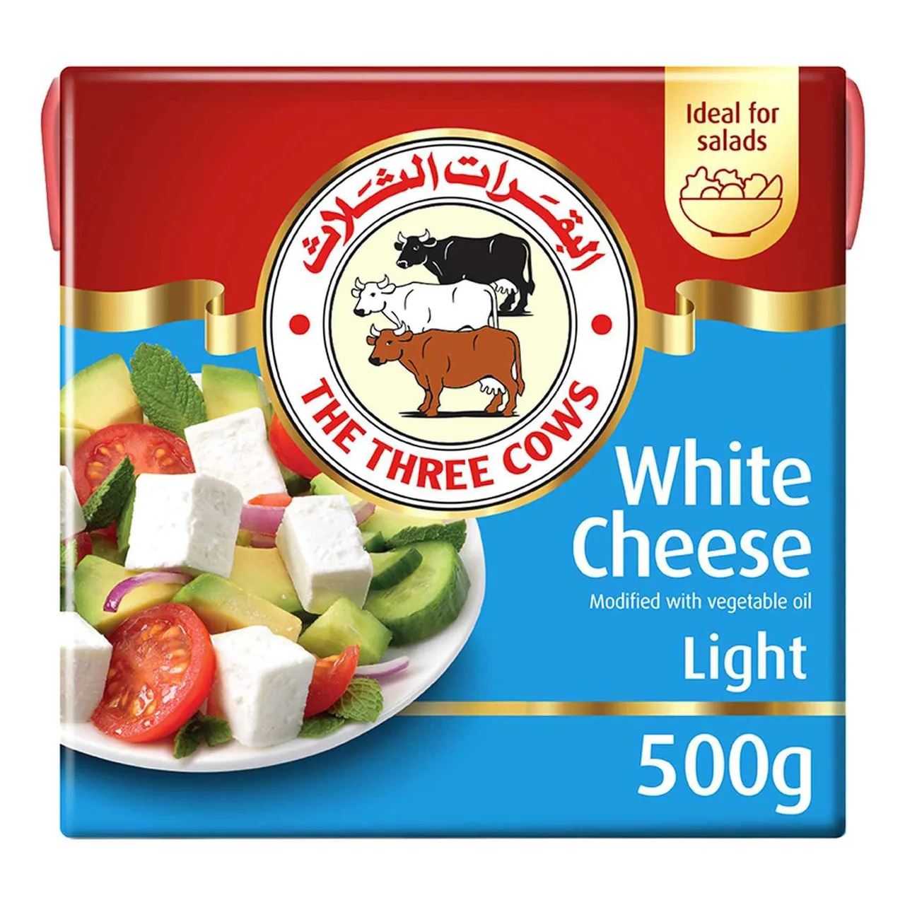 The Three Cows جبنة بيضاء ملح خفيف
