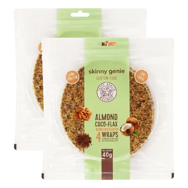 Skinny Genie Almond Coco-Flax Wrap