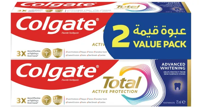 Colgate Toothpaste Total Active Protection White