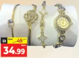 Ladies Bangle Set Watch
