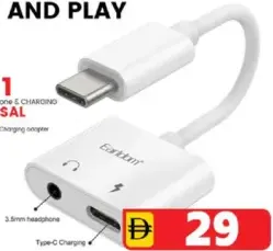 Earldom Plug and Play Universal Adapter OT45, 2 in 1