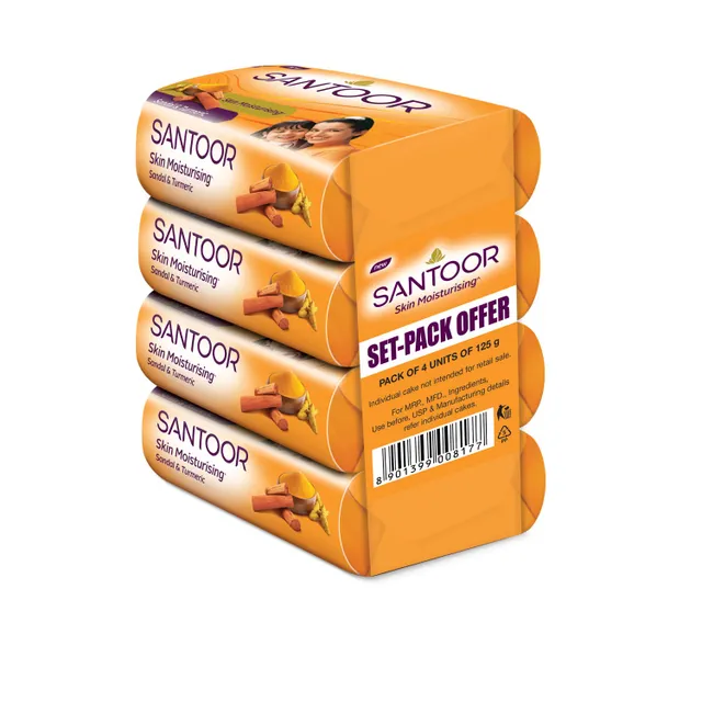 Santoor Sandal&Turmeric Soap