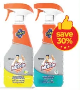 Mr. Muscle Kitchen Cleaner + Bathroom Cleaner