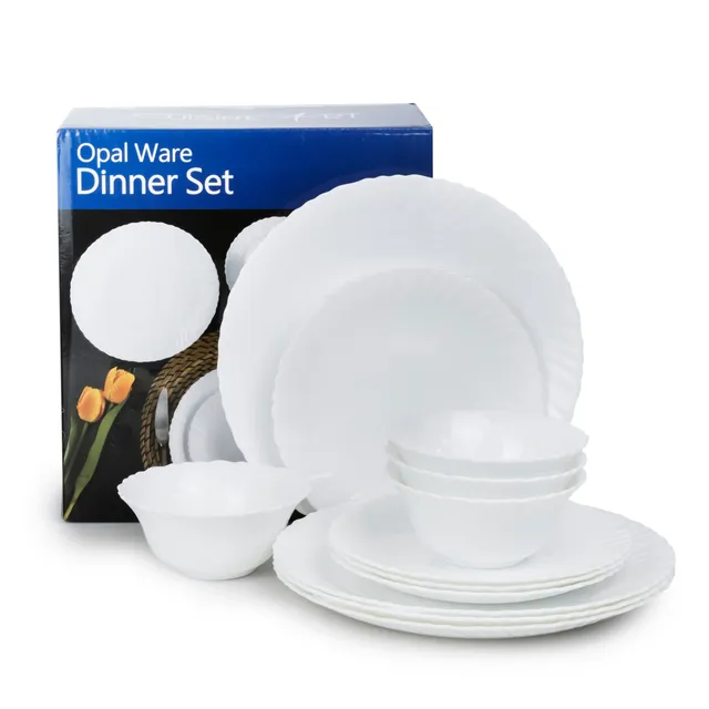 Cuisine Art Cuisineart Opalware Dinner Set - 12Pcs