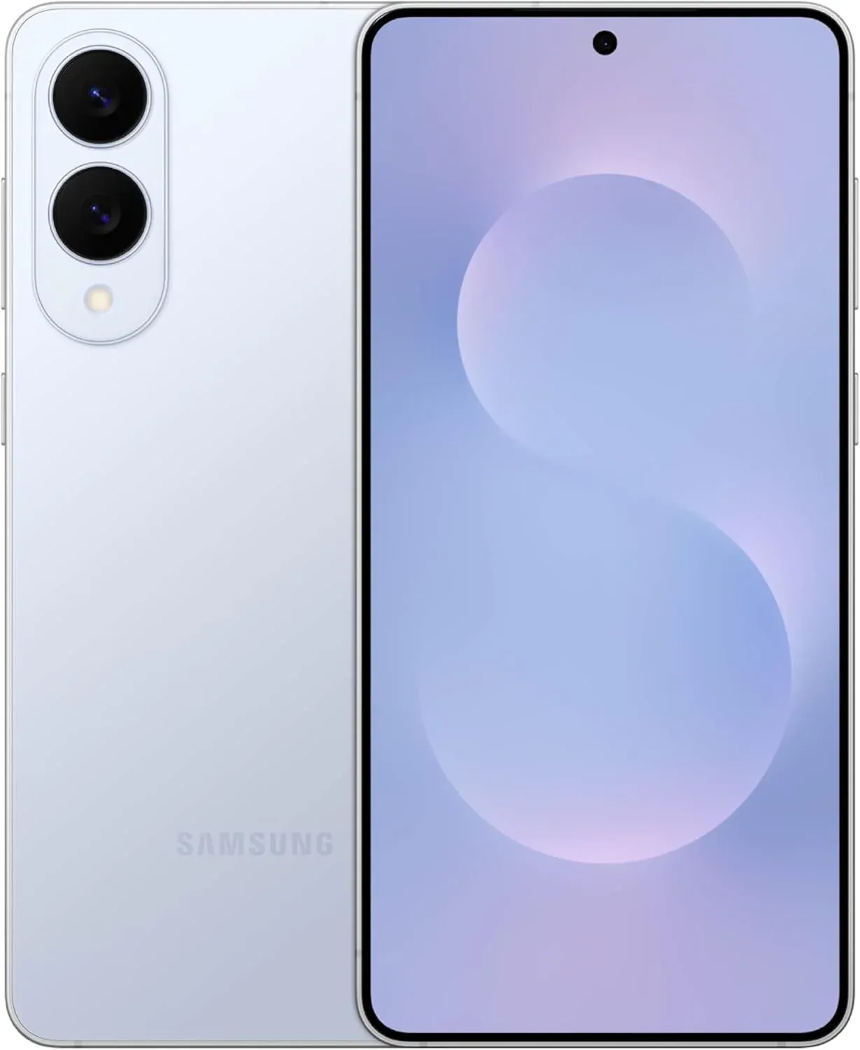 samsung هاتف Galaxy S25 Edge بسعة 512GB ودعم 5G لون تيتانيوم أزرق ثلجي